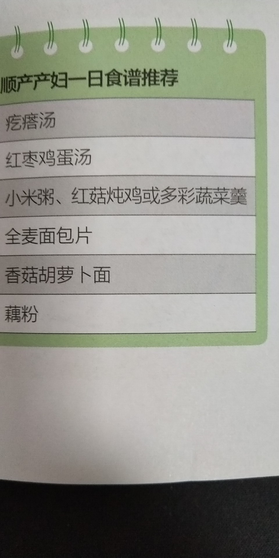 产后第二天